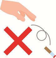 たばこポイ捨て禁止