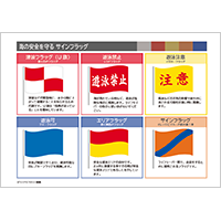 海の安全を守るサインフラッグ