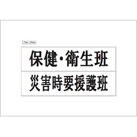 保健・衛生班、災害時要援護班