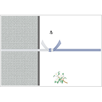 不祝儀用のし紙 「椿」