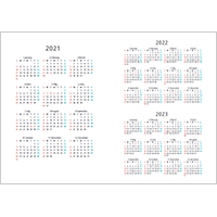 3年カレンダー２（A5）