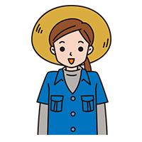 農業従事者の若い女性