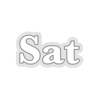 Sat（略字）