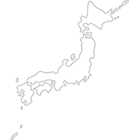 日本地図 ラフ 白図 クリップアート プリントアウトファクトリー Myricoh