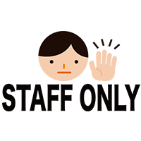 STAFF ONLY（スタッフオンリー）