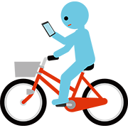 自転車の携帯電話使用運転