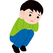 雷しゃがみ