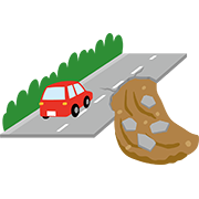 道路の陥没