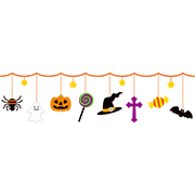 ハロウィーンのガーランド1