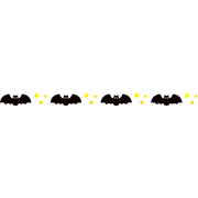 ハロウィーンの飾り罫5
