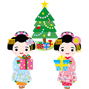 【京都】舞妓はん 12月（クリスマス）