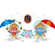 【東京】雷門の風神雷神 6月（梅雨）