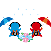 【岐阜】さるぼぼ 6月（梅雨）