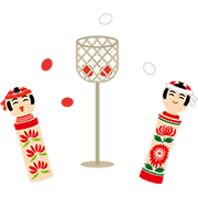 【宮城】こけし 10月（運動会）