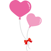 ハートの風船