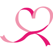 ハートのリボン