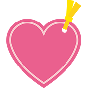ハートのタグ1