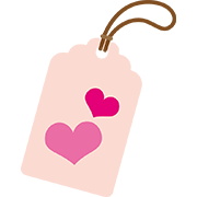 ハートのタグ2