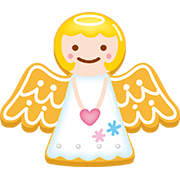 アイシングクッキー　天使