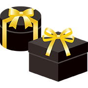 プレゼント箱（黒）