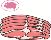 マーク入り 豚ロース薄切り