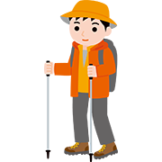 登山の服装（男性）