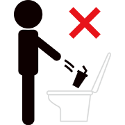 洋式トイレの間違った使い方3