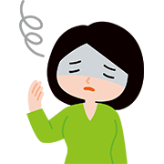 貧血の女性