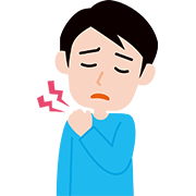 肩こりの男性