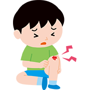 すり傷（ひざ）