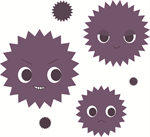 ウイルス・細菌のイメージ