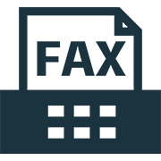 ファックス（FAX）文字付