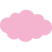 雲　ピンク