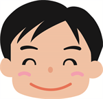 笑う 男の子