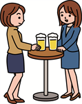 飲み会 女性同士