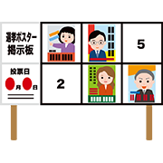 ポスター掲示板