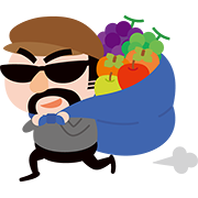 くだもの泥棒