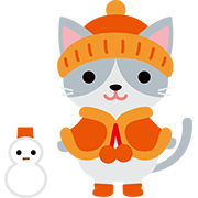 冬のねこ
