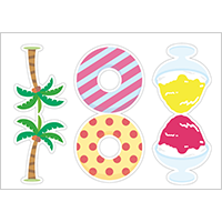 夏のガーランド 夏休み