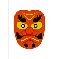天狗のお面