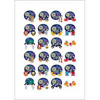 歳時記イラスト（8月）