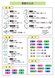 算数 算数の公式 教育支援テンプレート プリントアウトファクトリー Myricoh マイリコー