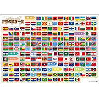 【社会】世界の国旗一覧表